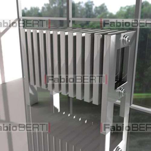 illustrazione fotorealistica radiatori d'arredo