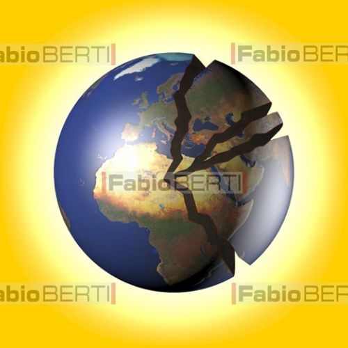 rissbildung auf der Welt