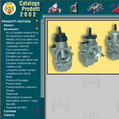 catalogo online prodotti motori mc kart